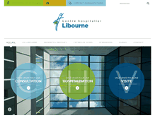 Tablet Screenshot of ch-libourne.fr